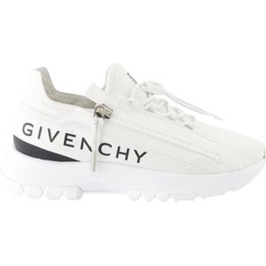 Givenchy, Schoenen, Dames, Wit, 38 1/2 EU, Leer, Spectre Veters Rits Manden