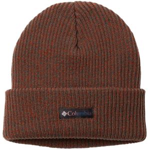 Columbia, Bruine Wollen Cuffed Beanie Bruin, Heren, Maat:ONE Size