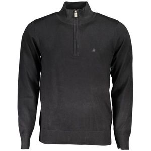 U.s. Polo Assn., Truien, Heren, Zwart, 3Xl, Nylon, Geborduurde Half Zip Sweater