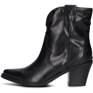 Notre-v, Schoenen, Dames, Zwart, 37 EU, Leer, Dames Enkellaarsjes 06 371