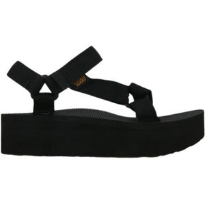 Teva, Flat Sandalen Zwart, Dames, Maat:40 EU