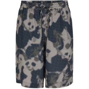 Iceberg, Korte broeken, Heren, Veelkleurig, L, Bermuda shorts met pixel print