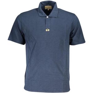 La Martina, Polo Shirts Blauw, Heren, Maat:4XL