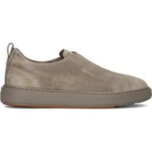 Santoni, Schoenen, Heren, Beige, 45 EU, Suède, Taupe Suède Dames Sneakers