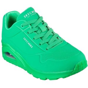 Skechers, Groene Air Uno Sneaker Groen, Dames, Maat:39 EU