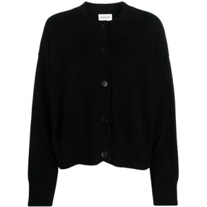P.a.r.o.s.h., Zwarte Cardigan Sweater Zwart, Dames, Maat:M