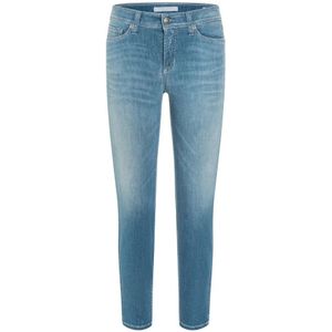 Cambio, Jeans, Dames, Blauw, S, Denim, Cropped Denim Wash Jeans