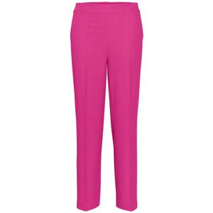 Kaffe, Broeken, Dames, Roze, S, Polyester, Relaxed Fit Festival Fuchsia Broek