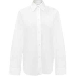 Jil Sander, Upgrade Jouw Garderobe met deze Dames Blouse Wit, Dames, Maat:M