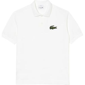 Lacoste, Polo Shirts Wit, Heren, Maat:M