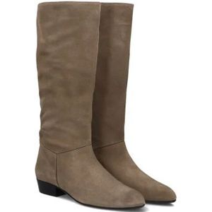 Anonymous Copenhagen, Schoenen, Dames, Beige, 39 EU, Suède, Beige Suède Cowboylaarzen