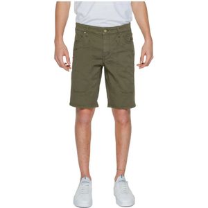 Jeckerson, Heren Bermuda Shorts Lente/Zomer Collectie Groen, Heren, Maat:W36