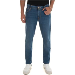 Tramarossa, Leonardo 5 pocket denim Jeans Blauw, Heren, Maat:W42