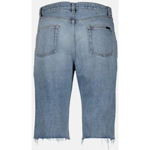 Saint Laurent, Korte broeken, Heren, Blauw, W32, Denim, Denim Bermuda Shorts