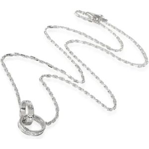 Cartier Vintage, Pre-owned, Dames, Wit, ONE Size, Pre-owned White Gold necklaces