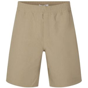 Samsøe Samsøe, Korte broeken, Heren, Beige, XL, Polyester, Casual Aansluitende Shorts