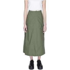 Blauer, Maxi Skirts Groen, Dames, Maat:W27