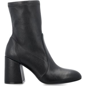 Stuart Weitzman, Flare Block Bootie Zwart, Dames, Maat:38 EU