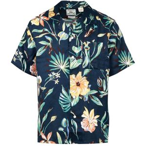 Levi's, Overhemden, Heren, Veelkleurig, M, Katoen, Hawaiiaans Bloemenpatroon Katoenen Overhemd