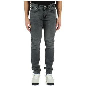 Calvin Klein Jeans, Jeans, Heren, Grijs, W32, Katoen, Broeken