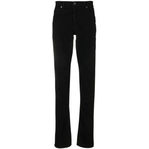 Tom Ford, Jeans, Heren, Zwart, W32, Katoen, Slim-Fit Zwarte Stretch Jeans