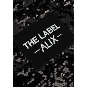 Alix The Label, Jassen, Dames, Zwart, S, Pailletten, Pailletten Blazer voor Stijlvolle Vrouwen