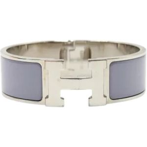 Hermès Vintage, Pre-owned Metal bracelets Paars, Dames, Maat:ONE Size