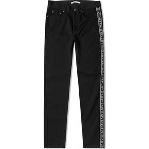 Givenchy, Jeans, Heren, Zwart, W32, Denim, Zwarte Denim Slim Fit Jeans