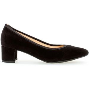 Gabor, Schoenen, Dames, Zwart, 39 EU, Suède, Zwarte Suède Pumps