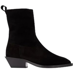 aeyde, Schoenen, Dames, Zwart, 38 EU, Leer, Leather boots