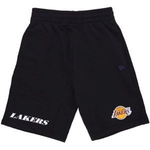 New Era, Korte broeken, Heren, Zwart, L, NBA Wordmark Casual Shorts