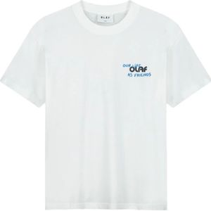 Olaf Hussein, Tops, Heren, Wit, M, T-Shirts