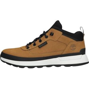 Timberland, Schoenen, Heren, Bruin, 46 EU, Leer, Field Trekker Low Lace Up Sneakers