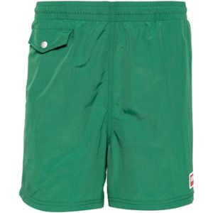 Kenzo, Korte broeken, Heren, Groen, M, Casual Shorts