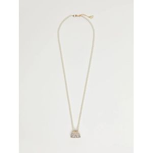 Max Mara Weekend, Accessoires, Dames, Wit, ONE Size, Parelketting Hanger Sieradencollectie