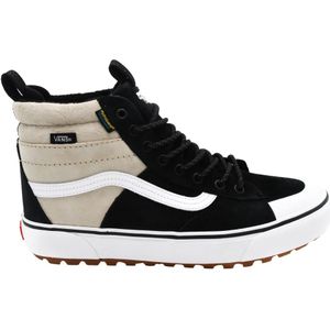 Vans, Zwarte Leren Sneakers voor Heren Zwart, Heren, Maat:44 EU