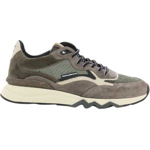 Floris van Bommel, Schoenen, Heren, Beige, 47 EU, Groene herenschoenen Sfm-10178