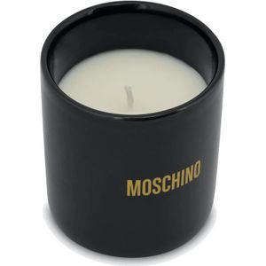 Moschino, Zwarte Keramische Geurkaars Zwart, unisex, Maat:ONE Size