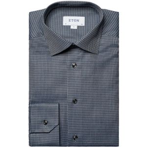Eton, Moderne Fit Overhemd Blauw, Heren, Maat:M