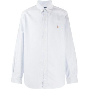 POLO Ralph Lauren Custom Fit Overhemd met Strepen Blue/White