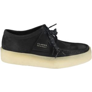 Clarks, Schoenen, Heren, Zwart, 41 EU, Klassieke Wallabee Schoenen