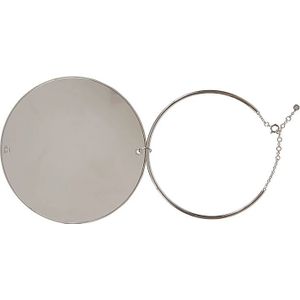 Courrèges, Accessoires, Dames, Grijs, ONE Size, Zilveren Cirkel Sieraden