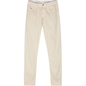 Tramarossa, Broeken, Heren, Beige, W38, Katoen, Linnen/Katoenen Broek met Zakken