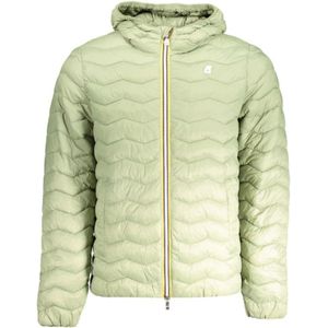 K-Way, Jassen, Heren, Groen, S, Eco Warm Hooded Jacket with Zipper