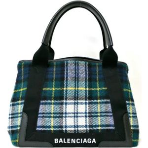Balenciaga Vintage, Pre-owned, Dames, Veelkleurig, ONE Size, Tweedehands Canvas handtassen