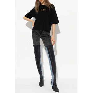 Diesel, Jeans, Dames, Grijs, W24 L32, ‘2015 Babhila L.30’ skinny fit jeans