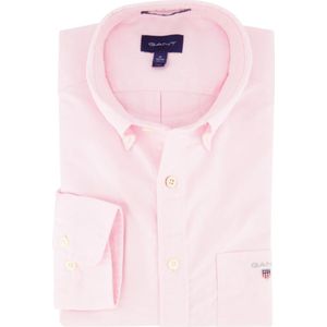Gant, Casual Roze Overhemd Roze, Heren, Maat:L