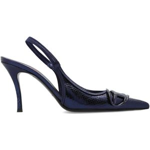 Diesel, D-Venus stiletto pumps Blauw, Dames, Maat:38 EU