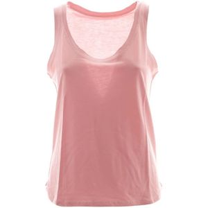 Majestic Filatures, Tops, Dames, Roze, M, Casual Polo Shirt