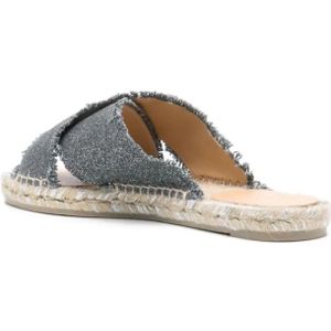 Castañer, Schoenen, Dames, Grijs, 41 EU, Donkergrijze Espadrilles